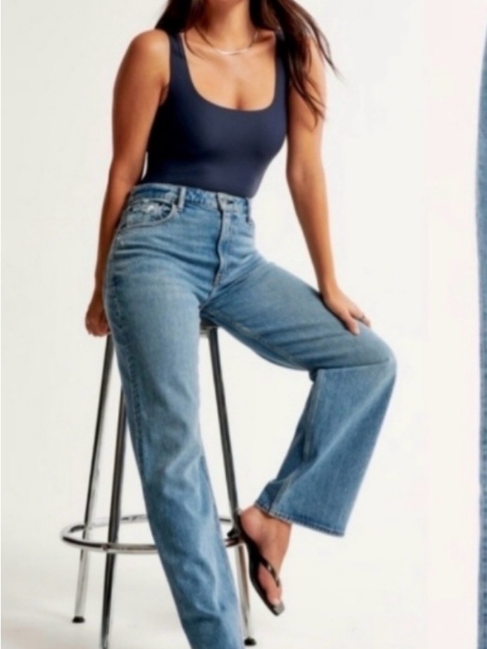 Abercrombie & Fitch the 90s Straight ultra high rise in vintage look s 26/2X30